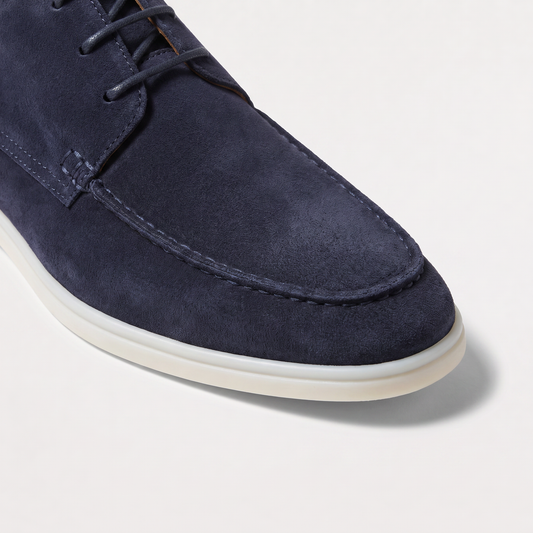 men's lace-up suede shoe for smart casual wear