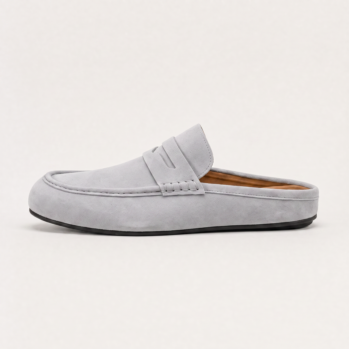 men's everyday backless loafer with rounded toe