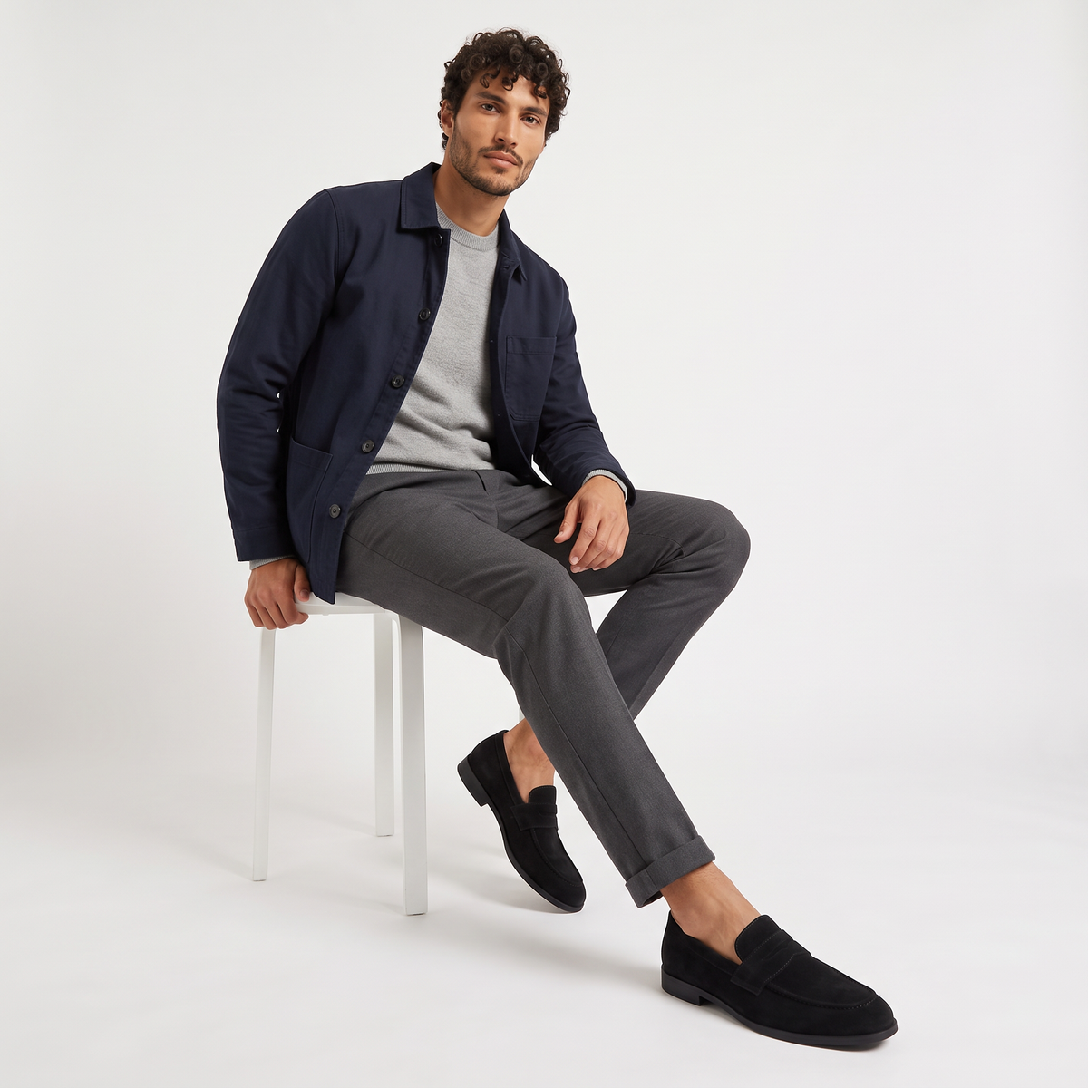 men's smart casual penny loafer