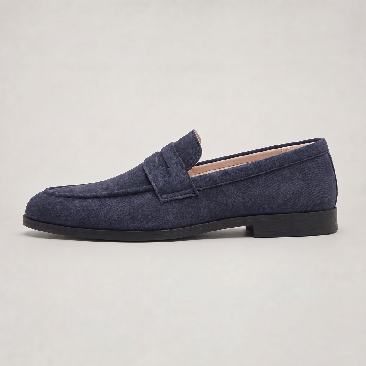 men's slip-on loafer with rounded toe