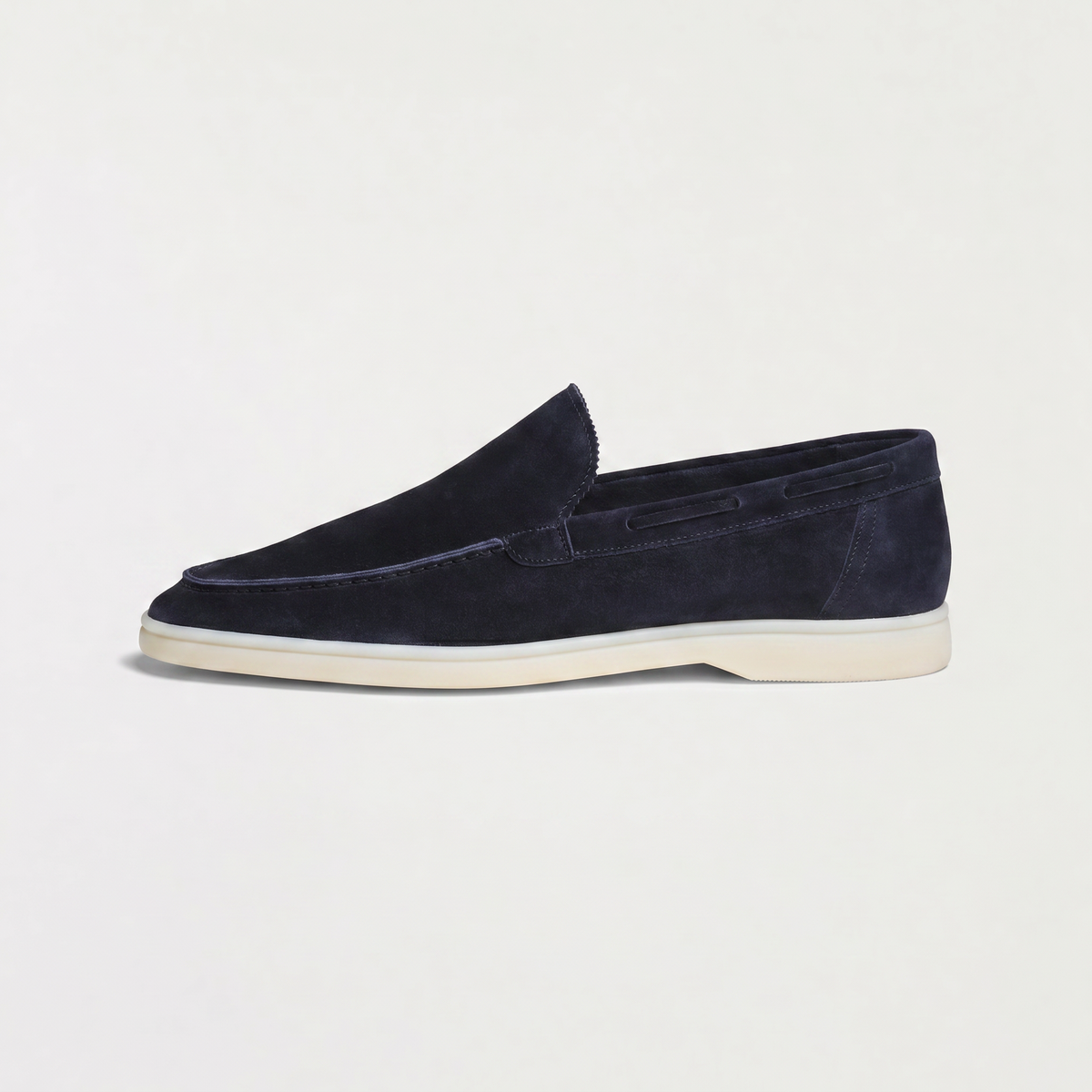men's slip-on suede loafer with almond toe | Latestlaces